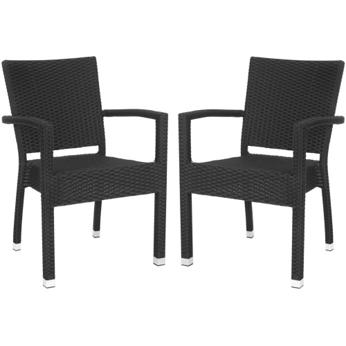 Darryl Outdoor Stacking Arm Chair - Set of 2