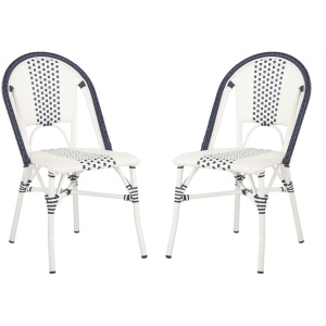 Lorma Outdoor Stackable Chair: Set of 2