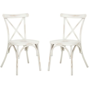 Madalina Outdoor Stackable Chair: Set of 2