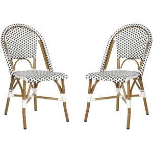 Montez Outdoor French Bistro Side Chair - Set of 2