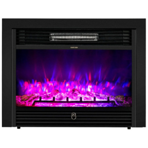 28.5 Inch Electric Fireplace Recessed with 3 Flame Colors