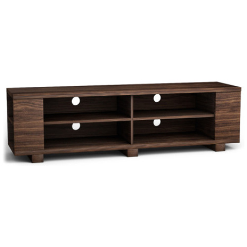 59 Inch Console Storage Entertainment Media Wood TV Stand-Walnut