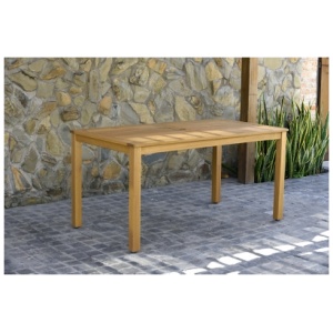 Amazonia Outdoor Rectangular Dining Table, Brown