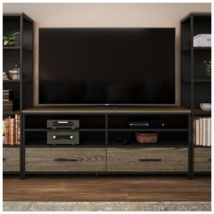 Ameriwood Home Pulse TV Stand, Gray