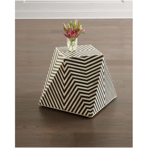 Azle Bone Inlay End Table