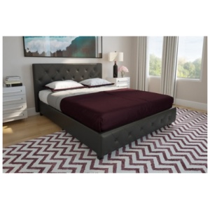 Bethanny Upholstered Bed, Black