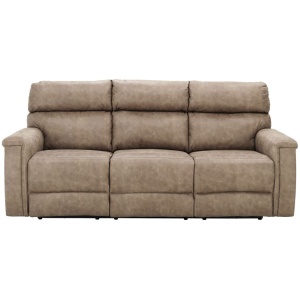 Blake Microfiber Power Sofa w/ Power Headrest