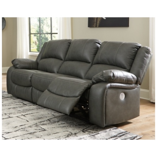 Calderwell Power Reclining Sofa, Gray