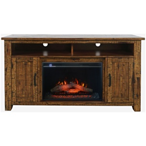 Cannon Valley TV Stand w/ Electric Fireplace