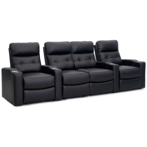 Century Leather 4-pc. Power-Reclining Sectional Sofa