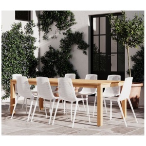 Clair 9-pc Rectangular Patio Dining Table Set