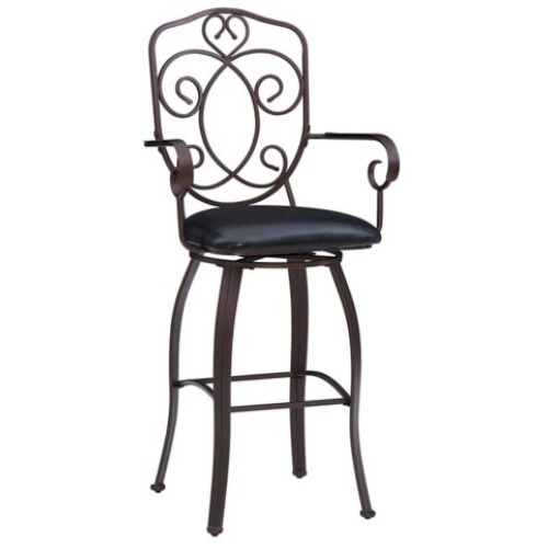 Crested Bar Stool