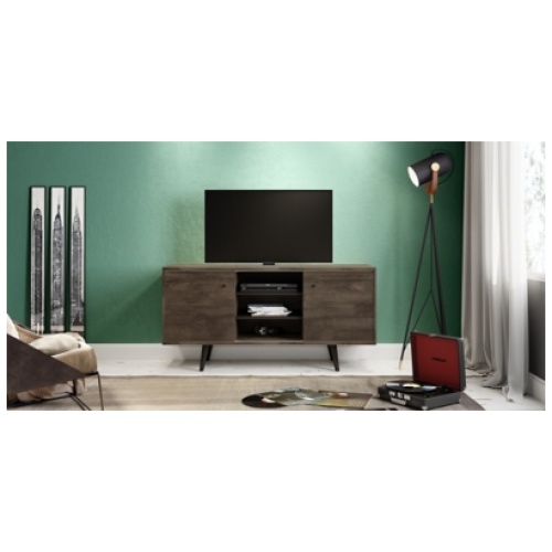 Distressed 53" TV Stand, Brown