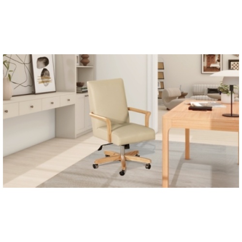 Dumont High Back Executive Office Chair, Cream Beige