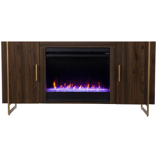 Everly Color Changing Fireplace Console