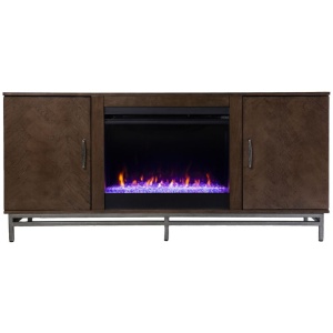 Georgia Color Changing Fireplace Console