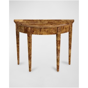 Halina Burlwood Console Table