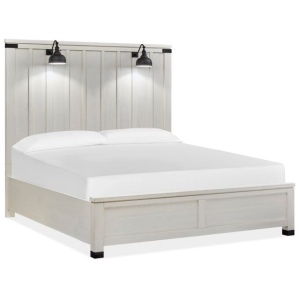 Harper Springs Panel Bed with Lighting