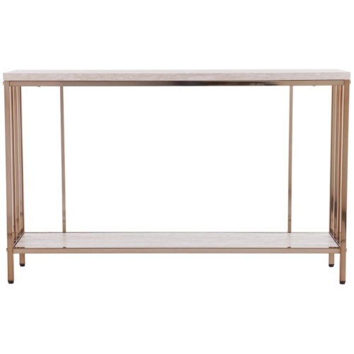 Hely Faux Marble Console Table