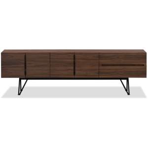 Isamu 79" Media Cabinet, Walnut