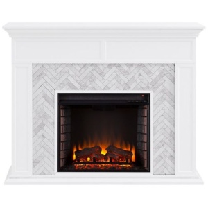 Jones Tiled Electric Fireplace