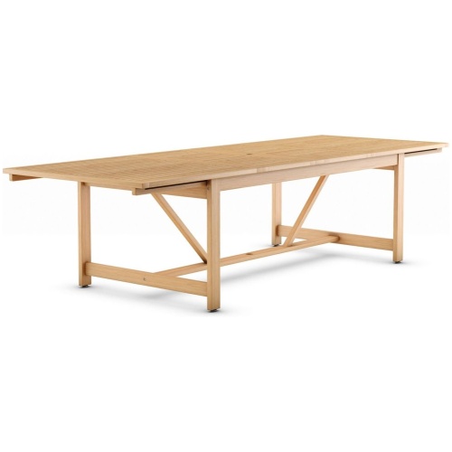 Lifestyle Garden Outdoor Rectangular Dining Table with Leaf