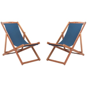 Loren Outdoor Sling Chair: Set of 2