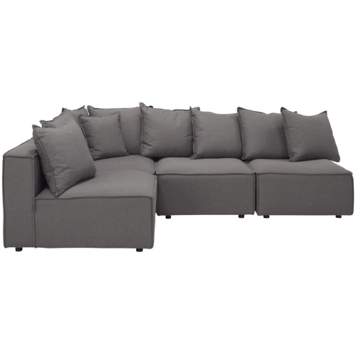 Loris Chenille 4-pc. Pit Sectional