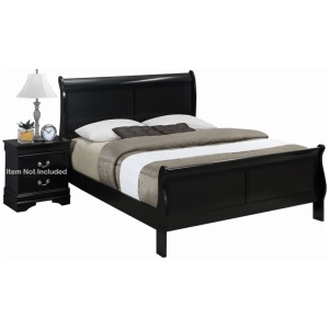 Louis Phillip Sleigh Bed