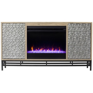 Luciana Color Changing Fireplace Console