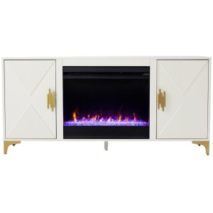 Mahomet Color Changing Fireplace Console