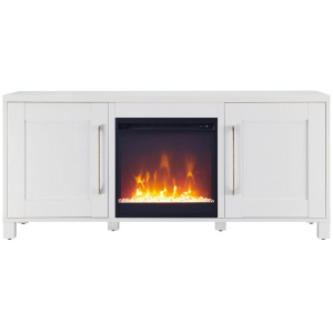 Miller TV Stand with Crystal Fireplace