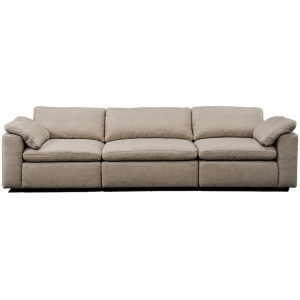 Nest Modular 120" Finch 3-pc Fabric Sofa Sectional, Dunes