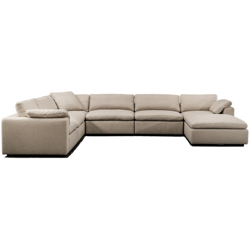 Nest Modular 159" Brant 7-pc Fabric Sofa Sectional, Dunes