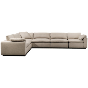 Nest Modular 159" Lark 6-pc Fabric Sofa Sectional, Dunes