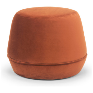 Onvi 24" Fabric Ottoman, Rust Velvet