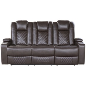 Orina Power Double Reclining Sofa With Power Headrests