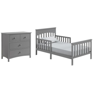 Oxford Baby Harper Toddler Bed and Dresser Set - 2 pc.