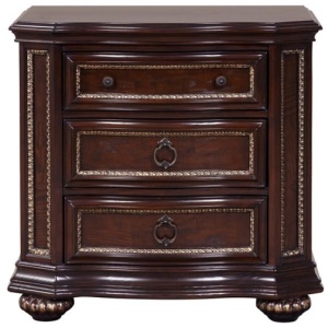 Paris 3 Drawer Nightstand