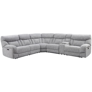 Park City Dual-Power Reclining Sectional -6pc.