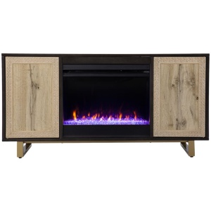 Poynton Color Changing Fireplace Console