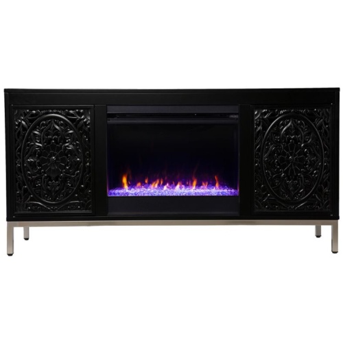 Presley Color Changing Fireplace Console