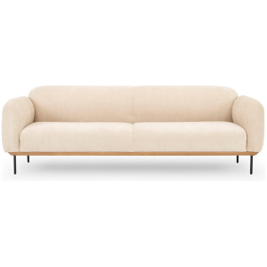 Puff 90" Fabric Sofa, Macadamia