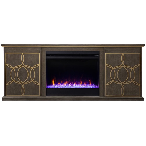 Purley Color Changing Fireplace Console