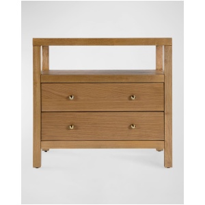 Raine Two-Drawer Nightstand