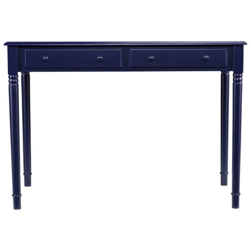 Sharlene Navy 2-Drawer Writing Desk