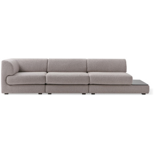 Shelter Modular 121" Gio 3-pc Left Arm Sofa, Bocce Boucle