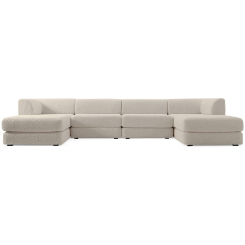 Shelter Modular 144" Micka 6-pc Sofa, Sheep Skin