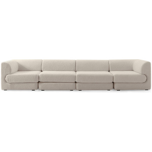 Shelter Modular 144" Quentin 4-pc Sofa, Sheep Skin