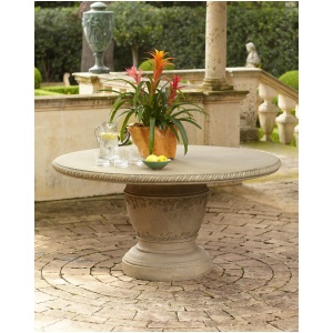 Single Pedestal Vine Indoor/Outdoor Dining Table